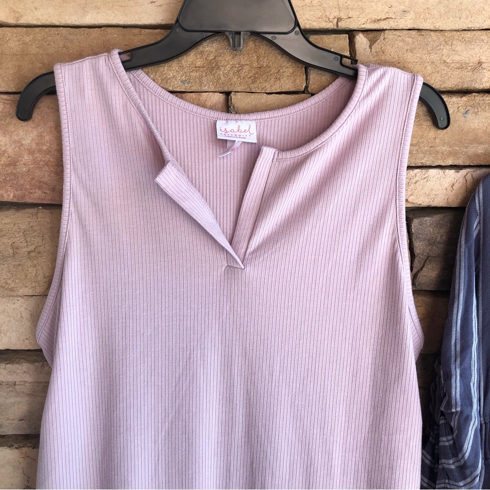 Isabel Maternity short sleeve & sleeveless tops Bundle EUC XL - Picture 6 of 16
